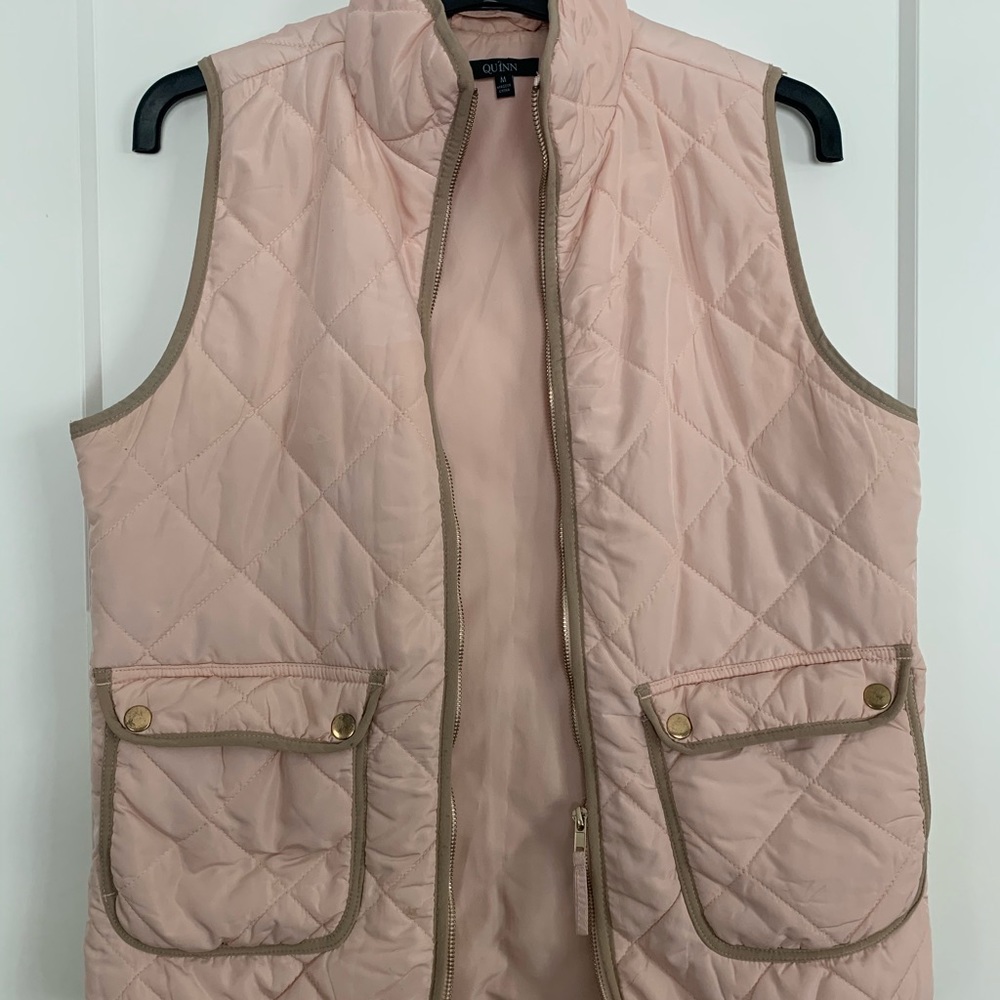 Quinn Pink And Gold Vest